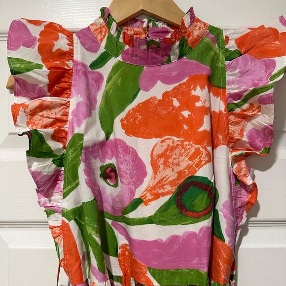 Banjanan Bulbul Dress In Euphoric Bloom Vivid - Picture 2 of 7